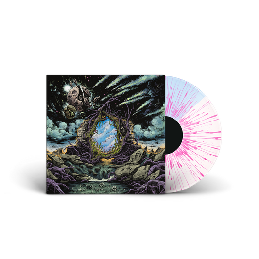 A Hill To Die On LP (Half Light Blue, Half White, w/ Pink Splatter)